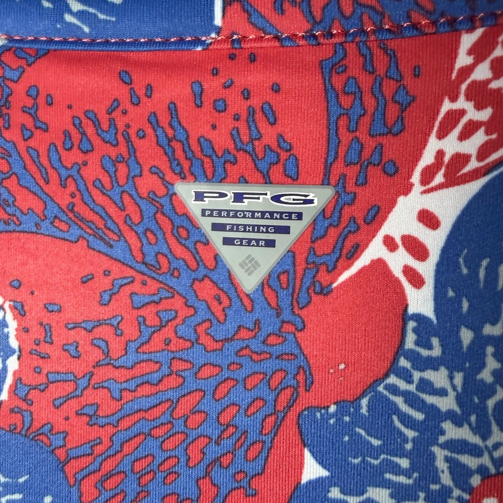 Columbia Red, White and Blue Floral Performance Dress - SZ XL - Picture 4 of 4